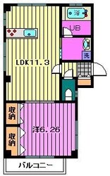 ノイシュヴァン２の物件間取画像